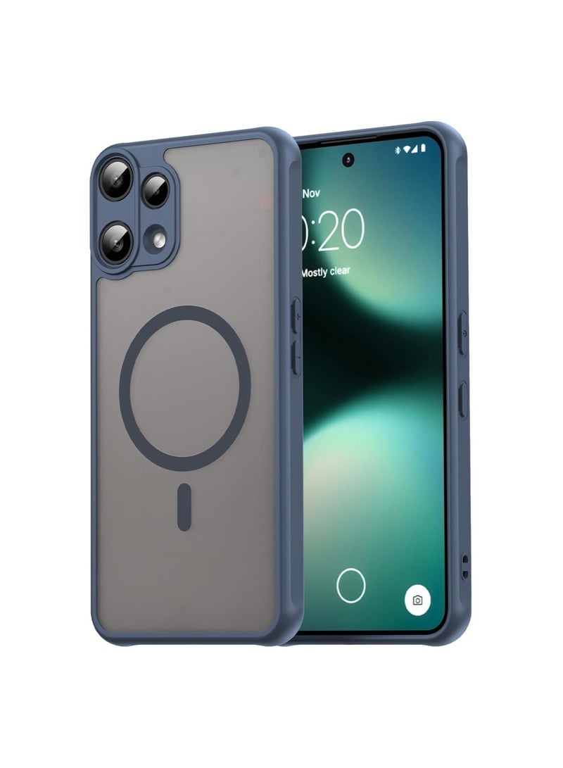 Magnetic Case Compatible with Nothing Phone (3a) Lite Skin-friendly matte semi-transparent case Shock-resistant protective back cover For Nothing Phone 3a Lite - Image 1