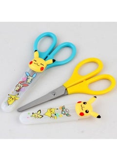 Pikachu Pikachu Safety Scissors With Cover (Yellow)  - Image 3