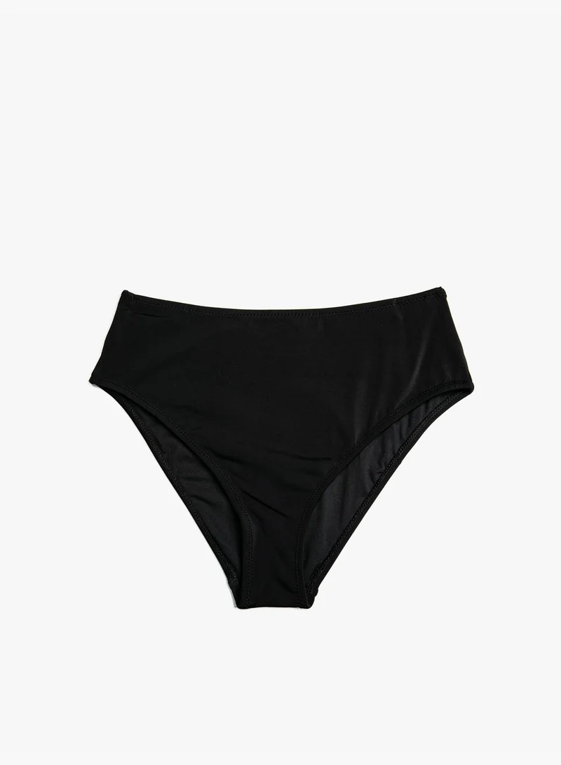 KOTON Basic High Waist Bikini Bottom