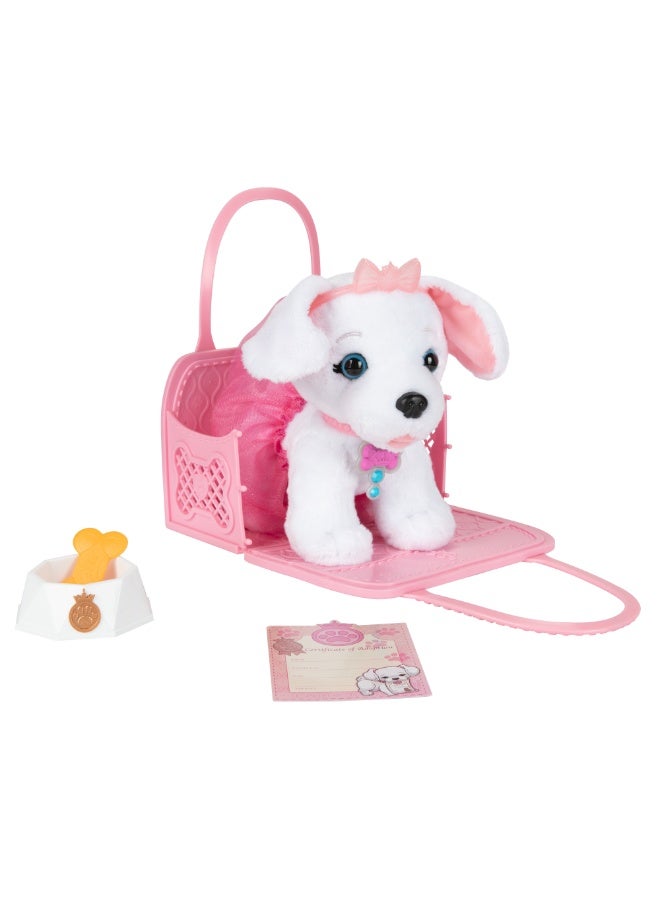 Disney Princess Style Collection My Trendy Puppy & Tote Carrier with Accessories | Plush Puppy | Realistic Play | Pretend Play | Soft Toy Gift for Girls - Image 5