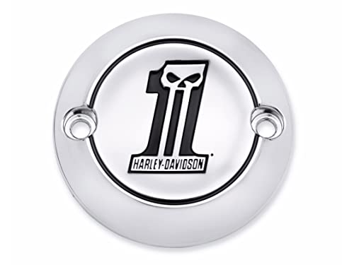 PHEOZIO Number One 1 Skull Timer Cover Compatible for Harley Davidson Milwaukee Eight 2017 25600065 - Image 3