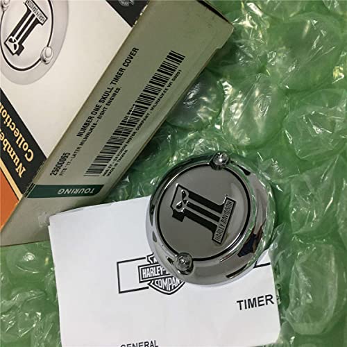 PHEOZIO Number One 1 Skull Timer Cover Compatible for Harley Davidson Milwaukee Eight 2017 25600065 - Image 1