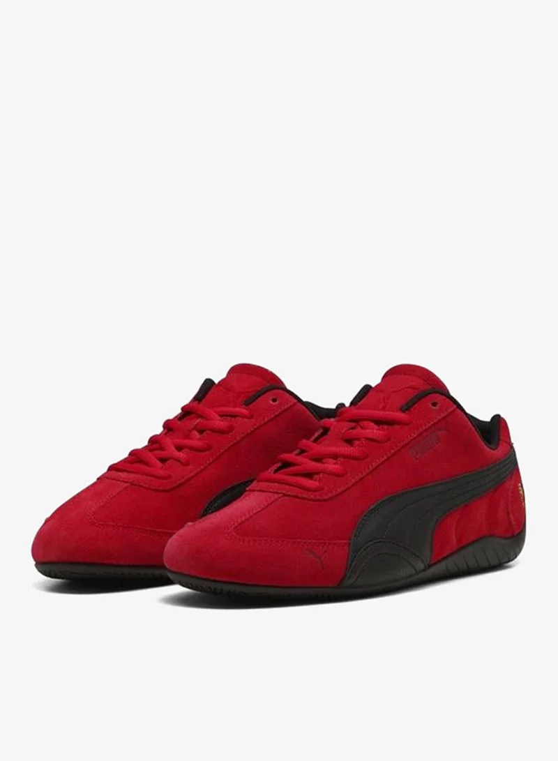 Puma Rosso Corsa-PUMA Black Ferrari Speedcat Sneakers Unisex  | Best Price UAE