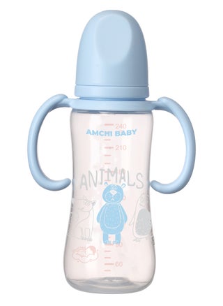 Feeding Bottle With Handle 240ml 6+ Months-Blue - pzsku/Z655506AA9AB4A1AE7C26Z/45/_/1697108620/3364ec00-7bff-4604-98ef-d61692096e4c