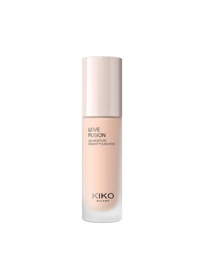 Kiko Milano NEUTRAL ROSE LOVE FUSION 24H MOISTURE RADIANT FOUNDATION for Women | Best Price UAE