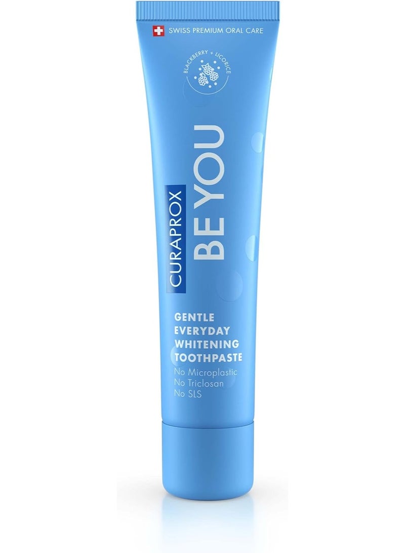Curaprox Be You - Blue - Blackberry + Liquorice Toothpaste 60ml - Image 1