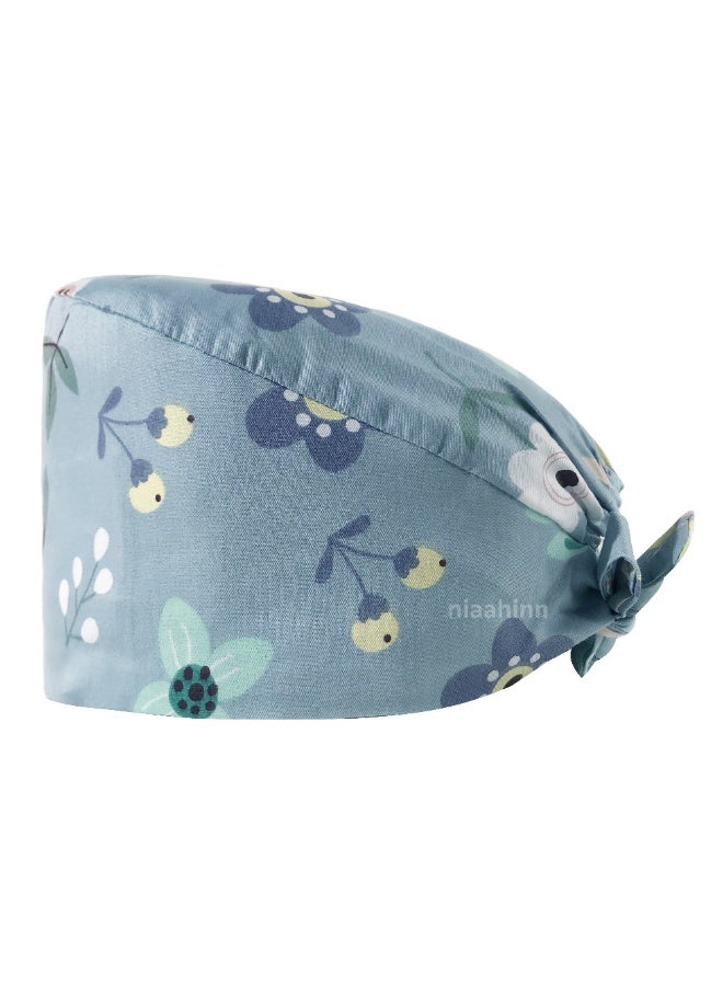 NIBEMINENT Hospital Nurse Scrubs Cap Beautician Scrub Hat Pet Shop Surgery Cap Dentist Cap Doctor Scrub Cap Long Hair Hat Accessories