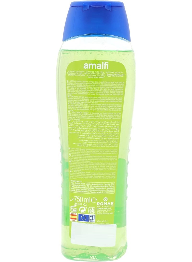 AMALFI Hair Care Shampoo Aloe Vera With Enriched Moisture Serum 750 ML - Image 2