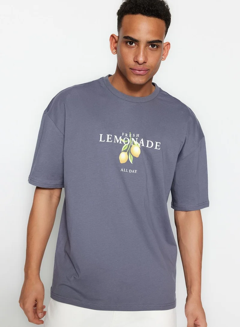 trendyol Graphic Printed Crew Neck T-Shirt