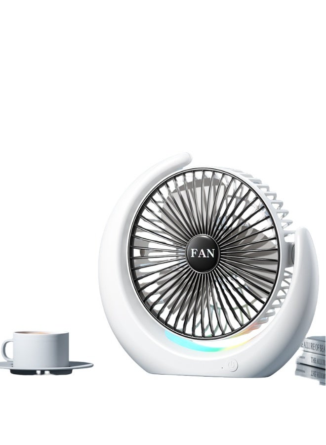 Nariele New USB Colorful Racing Light Fan