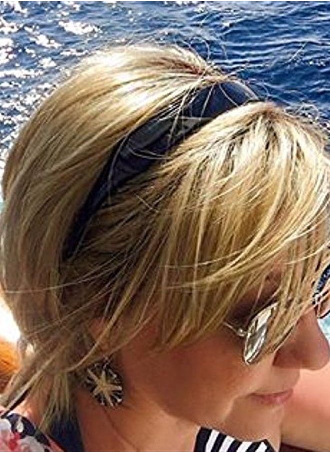 SqHair - Hinged Headband fits like sunglasses providing lift and style without giving you a headache Band (Tortoise) - Image 1