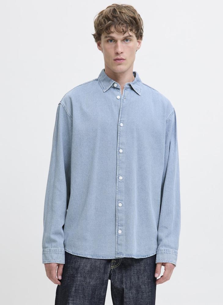 JACK & JONES Casual Regular Fit Denim Shirt - Image 1