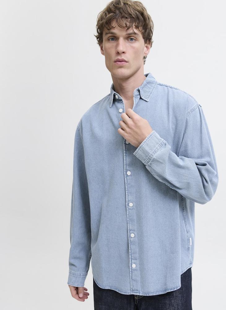 JACK & JONES Casual Regular Fit Denim Shirt - Image 3
