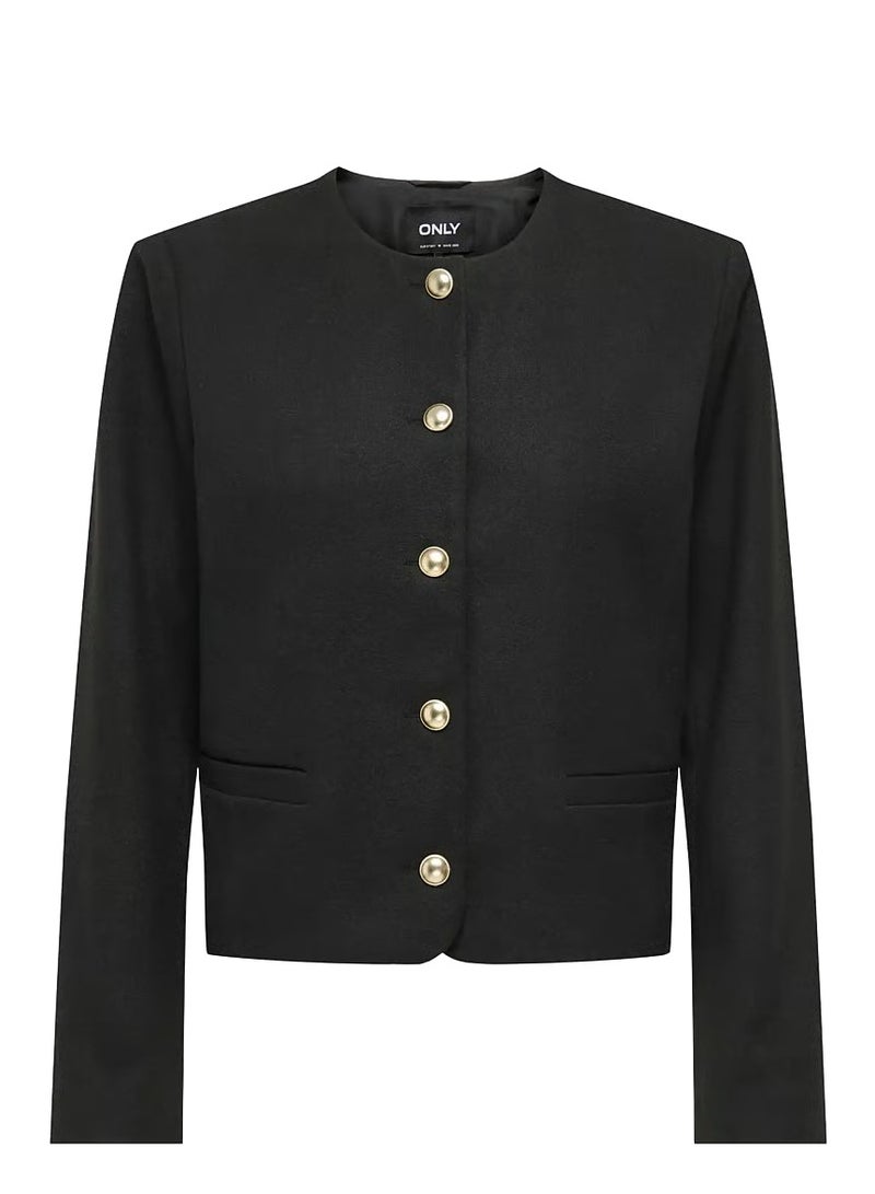 ONLY Onlmaggie Checked Single Breasted Blazer - Image 1