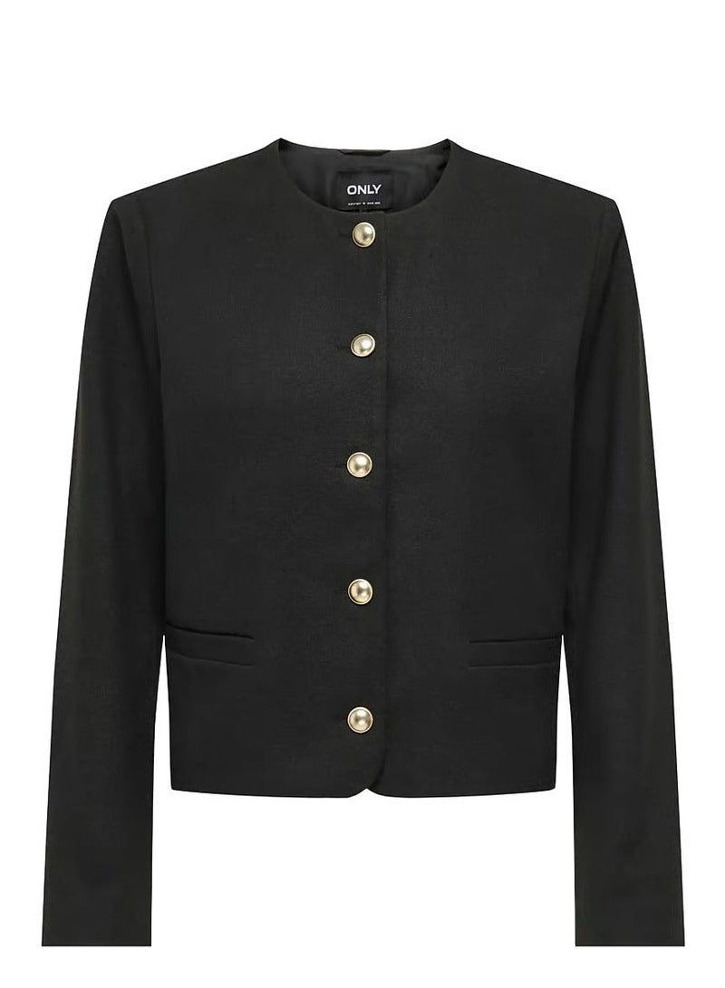 ONLY Onlmaggie Checked Single Breasted Blazer - Image 3