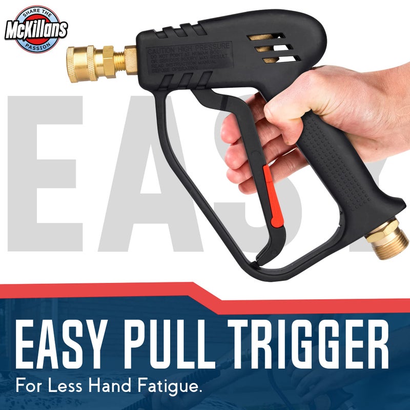 McKillansÂ® Pressure Washer Gun Replacement M22 Inlet with Extension with 1/4â€ Quick Connector Coupler - Image 5