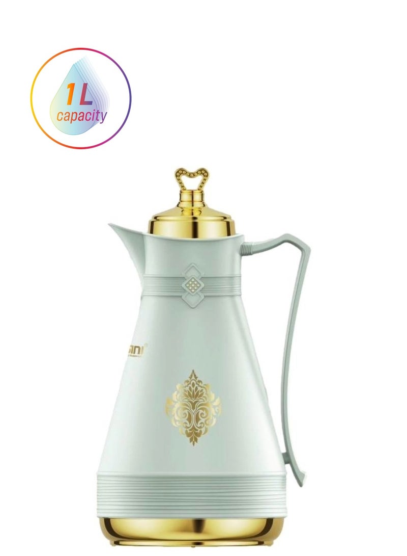 DESSINI Vacuum Flask 1Liter Leakproof Coffee Jug 