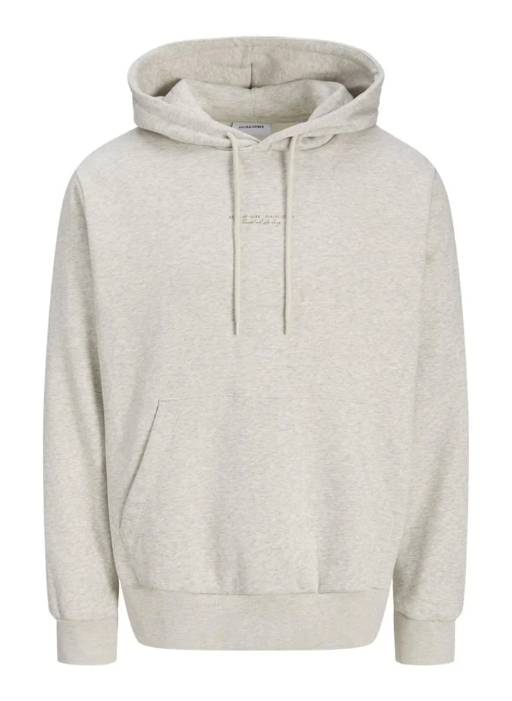 JACK & JONES Logo Regular Fit Pullover Hoodie