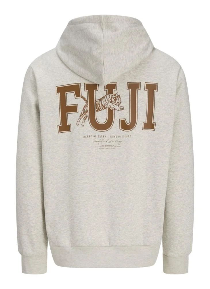 JACK & JONES Logo Regular Fit Pullover Hoodie