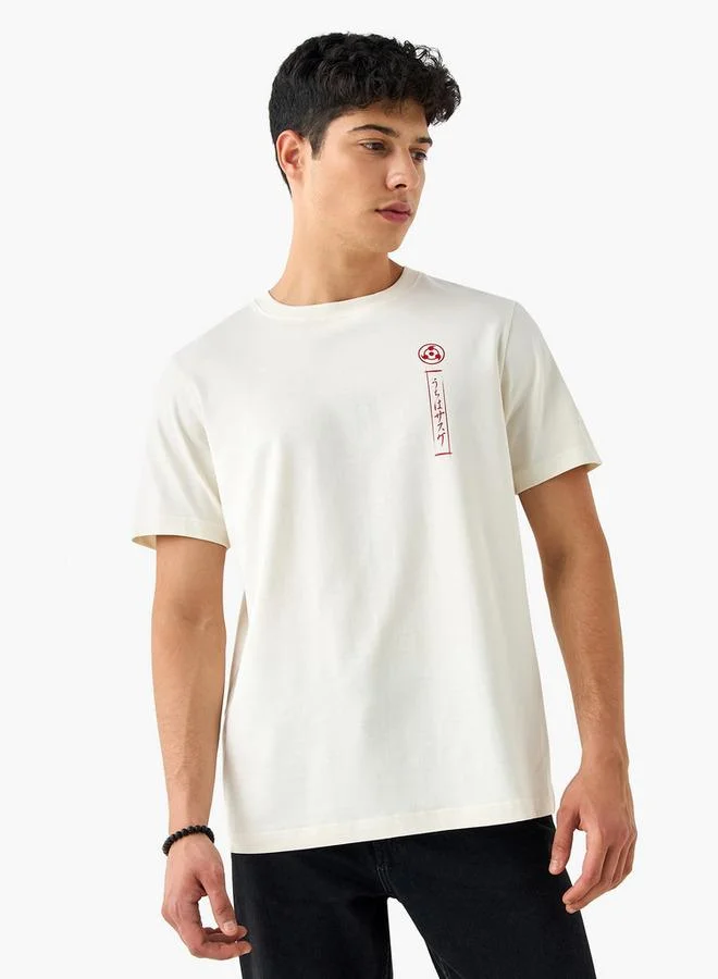 Splash FAV Kakashi Print Crew Neck T-shirt