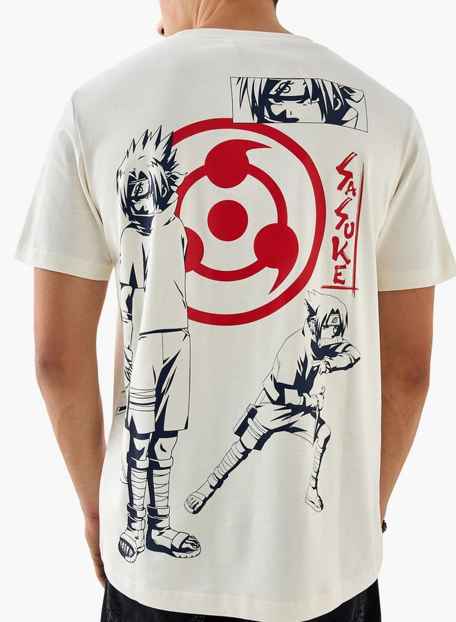 Splash FAV Kakashi Print Crew Neck T shirt - Image 5