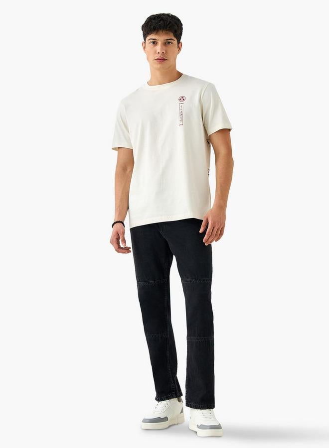 Splash FAV Kakashi Print Crew Neck T shirt - Image 3