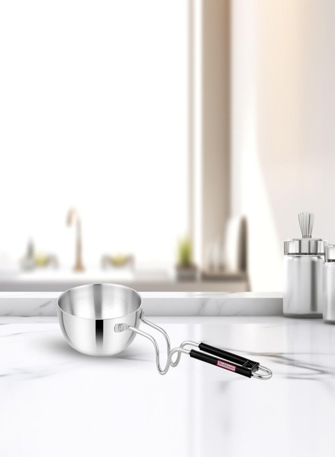 Flixbloom Kitchen Collection Compact Aluminium LPG Friendly Delight Tadka Pan (to add Seasoning Dal/Vegetable etc.) Made in India - Image 2