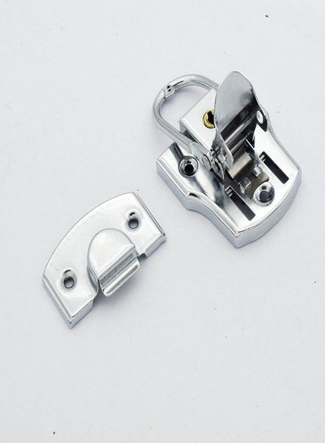 Syncraft Hardware Heavy Duty Padlock with Key for Flight Case | Chrome Finish Zinc Butterfly Latch | Secure Locking Hardware for Audio, DJ, Tool & Equipment Cases - Image 5
