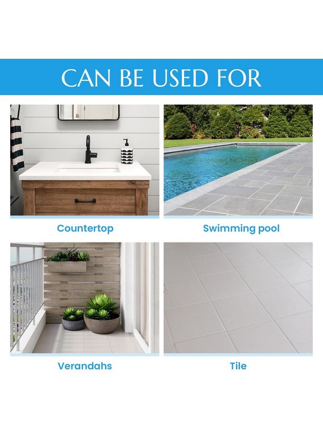 DWIL Tub and Tile Refinishing Kit,Tub Refinishing Kit White Bathtub Paint, Quick-Dry Tub Paint Water Based Tile Paint for Wall & Floor, Sink Paint for Bathroom, Kitchen, Toilets, Semi-Gloss White, 50-55sq.ft - Image 4