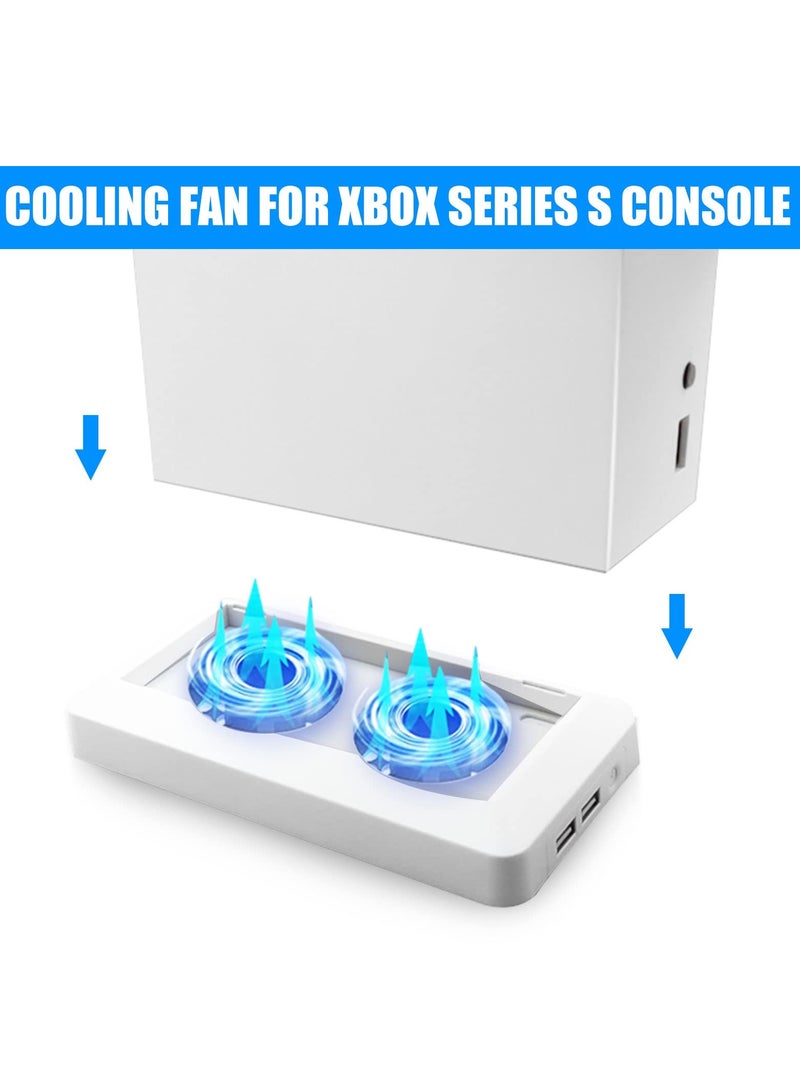 مروحة تبريد متوافق مع أجهزة إكس بوكس سلسلة S وحدة التحكم ، مع 2 مروحة تبريد عالية السرعة و 2 منافذ USB إضافية ( فقط لأجهزة إكس بوكس سلسلة S ) - Image 5