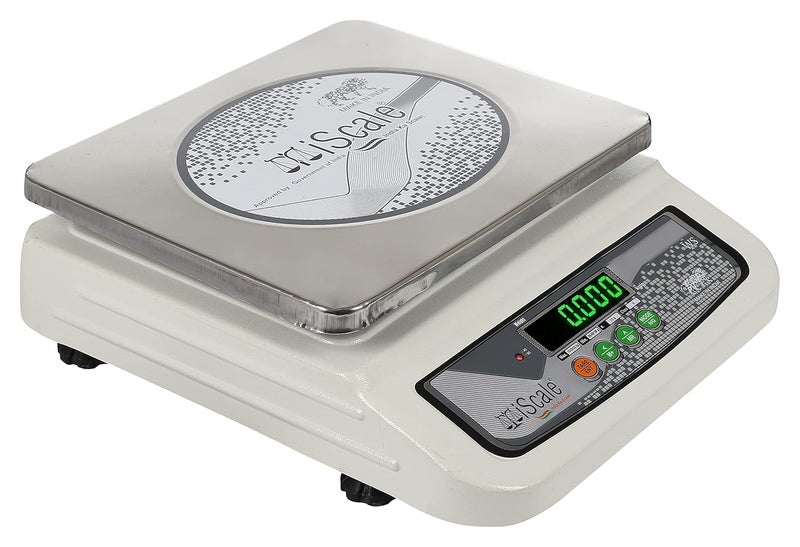 Iscale iScale i06 30kg Digital Chargeable Weighing Machine Front Back Display Stainless Steel Pan Ideal for Shop with Certificate  - Image 1
