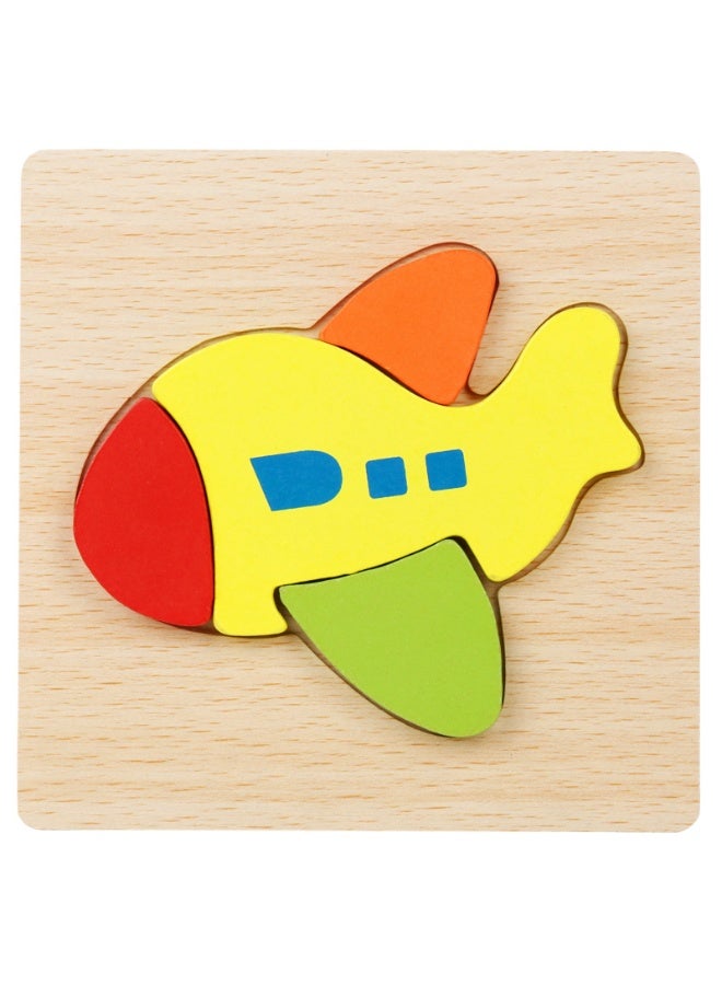 Fun Wooden Educational 3D Puzzles and Building Blocks for Kids - Animal, Car Shapes and More