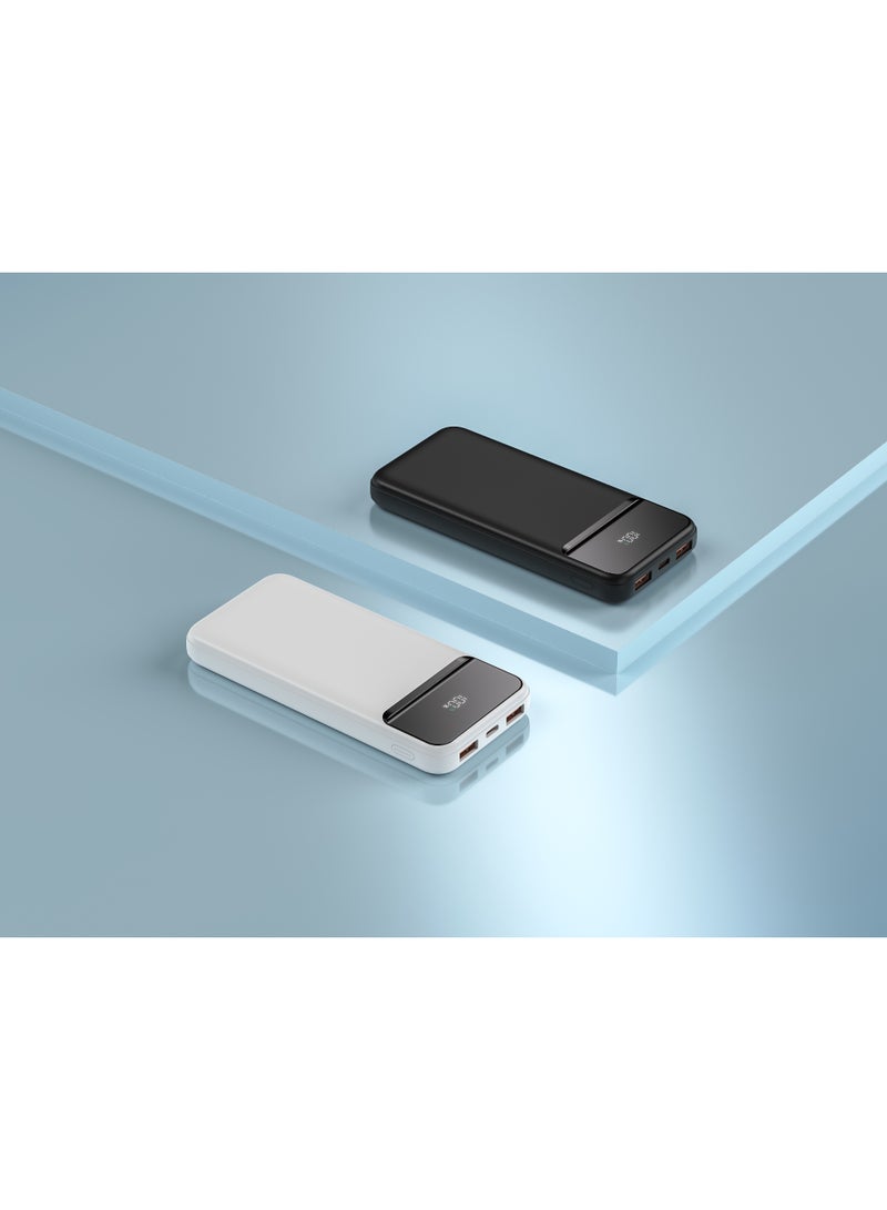 iOsuite Power Bank 10000mAh PD 20W Fast Charging, Charge 3 Devices Simultaneously, Air Travel Approved Portable Charger with LED Digital Display, USB-C & Dual USB-A Compatible with iPhone, Samsung, iPad & More – Black - Image 5