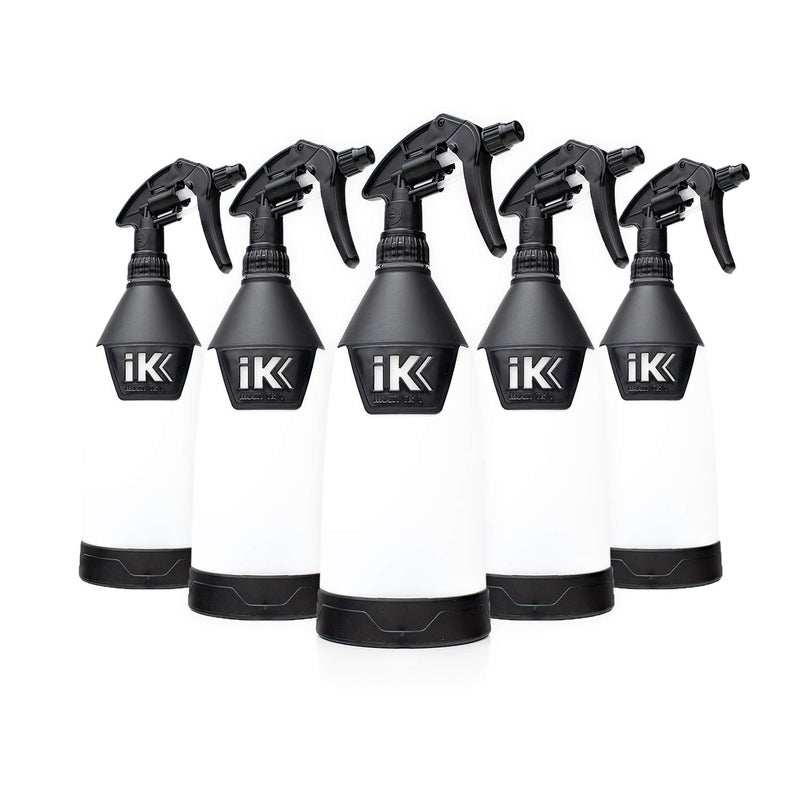 The Rag Company iK Goizper Multi TR 1 Trigger Sprayer Acid and Chemical Resistant Commercial Grade Adjustable Nozzle Perfect for Automotive Detailing and Cleaning 5Pack