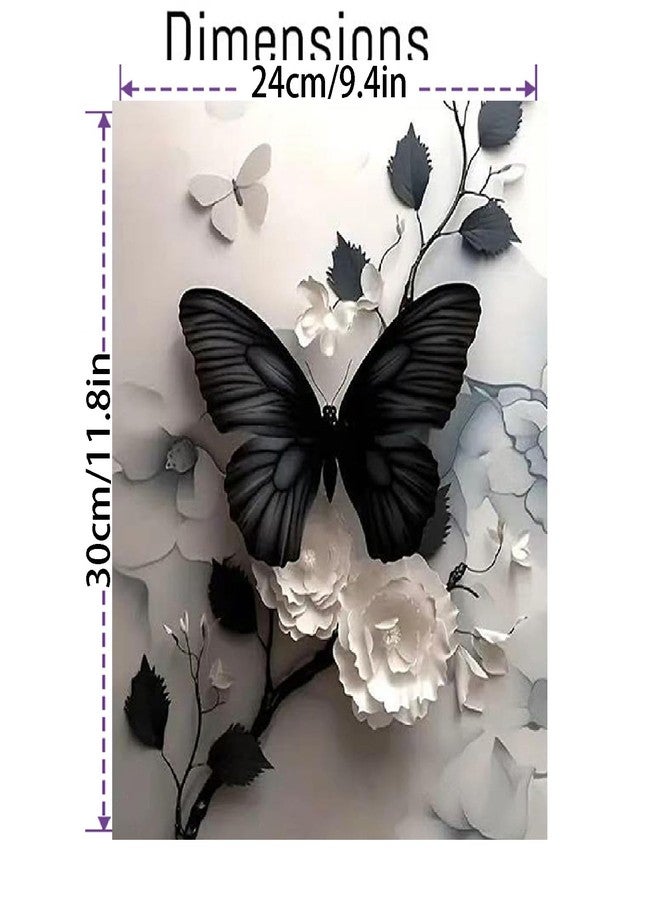 VIGEGU Butterfly Paint by Numbers Kit for Adults Beginner with Framed,Easy Adult Paint by Number Kits on Canvas DIY Painting for Beginners Art by Numbers for Home Wall Decor 10x12 Inch - Image 4