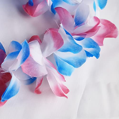 FreshDear 12 Counts Hawaiian Leis Bulk,leis for luau party,hawaiian leis for adults,beach party favors for adults,Summer Beach Vacation,Theme Party Decorations - Image 2