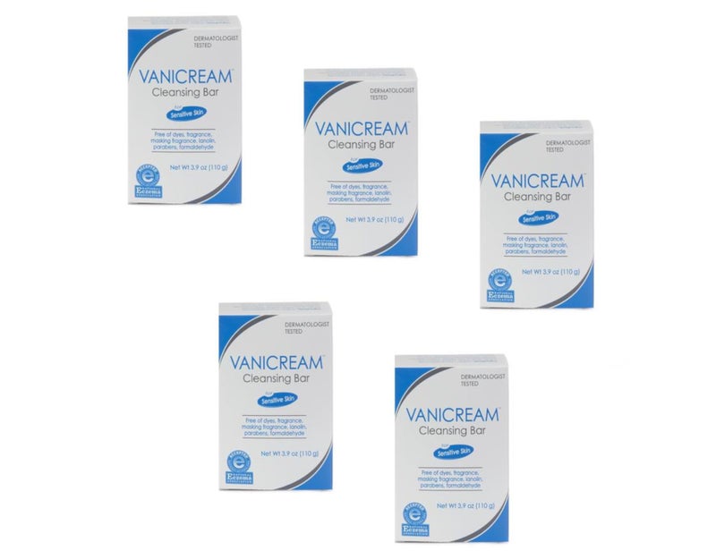 Vanicream Pharmaceutical Specialties Vanicream Cleansing Bar 3.9 oz (Pack of 5)