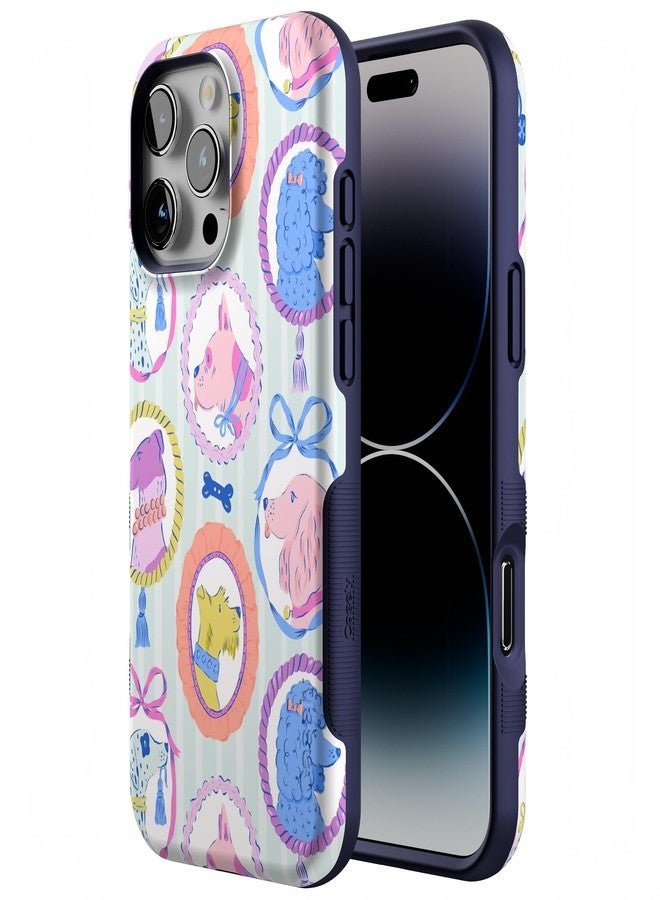 Casely iPhone 16 Pro Max Case | Chateau Pups | French Dog | Compatible with MagSafe | Bold Protective Design - Image 2
