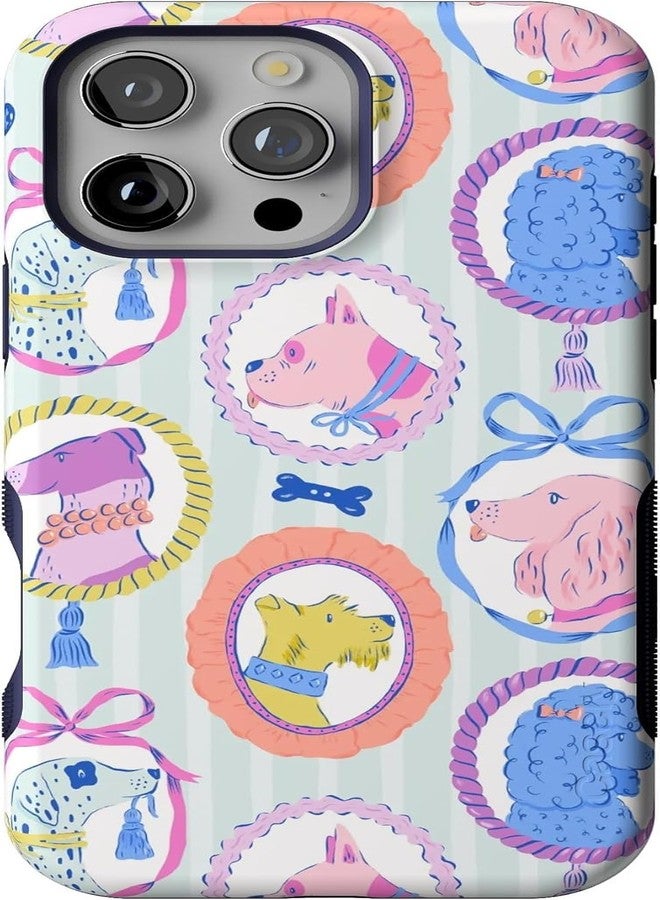 Casely iPhone 16 Pro Max Case | Chateau Pups | French Dog | Compatible with MagSafe | Bold Protective Design - Image 1