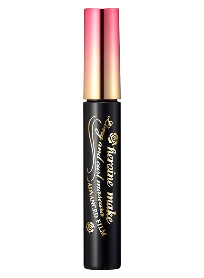 HEROINE MAKE by KISSME Volume & Curl Mascara Advanced Film, Keep Tubing Mascara Waterproof & Long-lasting Dense Volumizing & Curl with Curvy Brush, 6 Natural Serums, Made in Japan 1 EA - Image 2