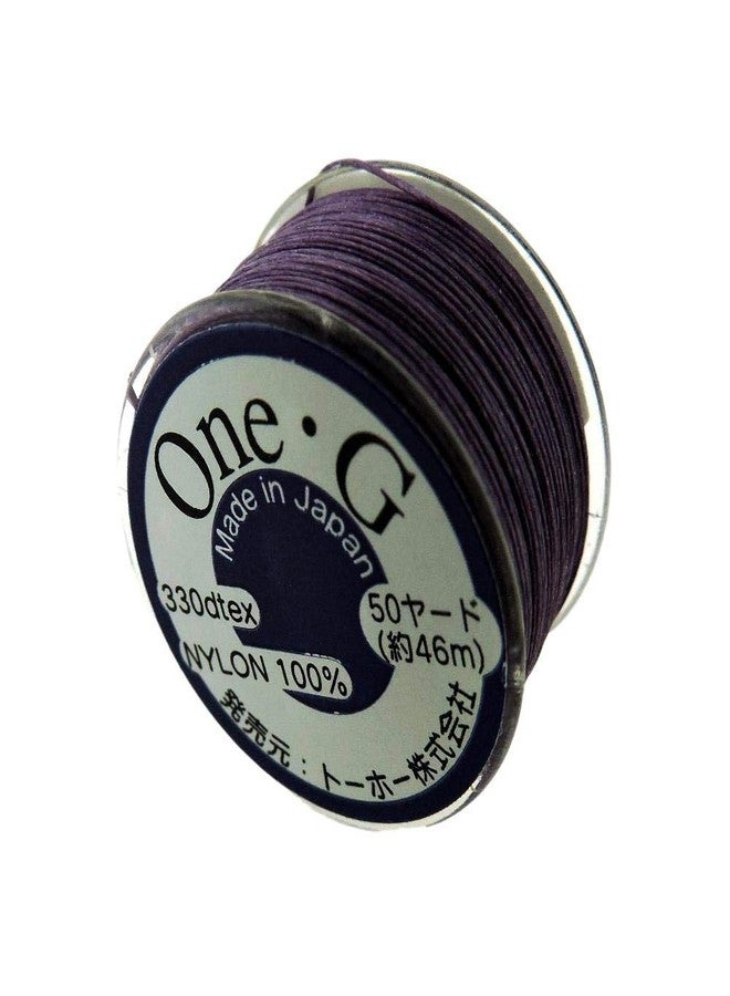 TOHO Bundle of 3 Colors: Toho One-g Beading Thread, 50 Yards per Bobbin, Blue, Purple & Deep Green (Pack of 3 bobbins) - Image 4