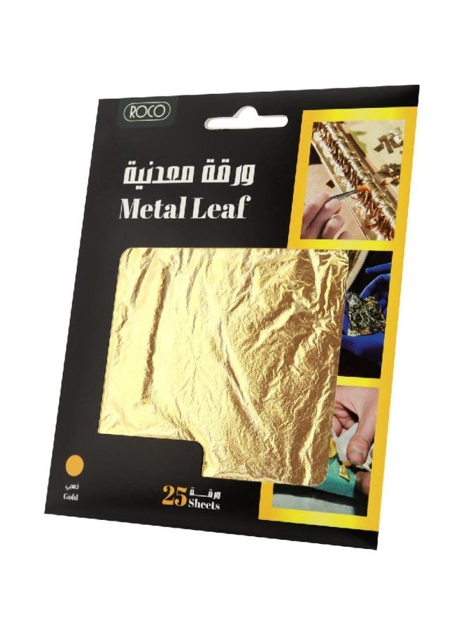 ROCO Metal Leaf Gold 25 Sheets - Image 3