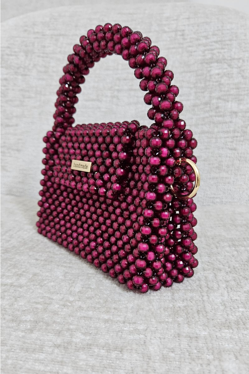 Handmade Classy crystal beaded hand/ shoulder / crossbody bag for women - Image 2