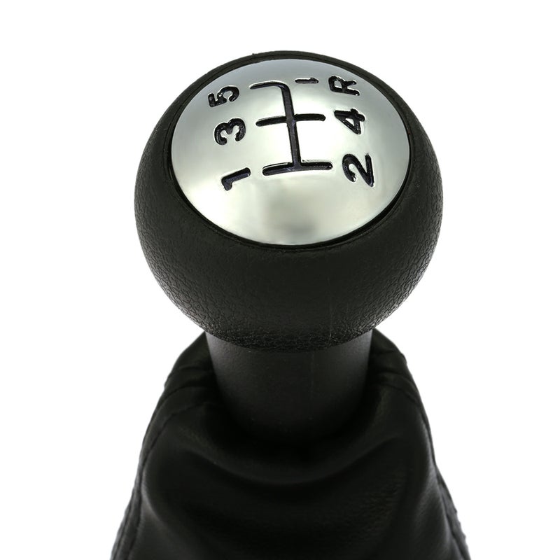 5 Speed Gear Shift Knob Gearstick Gaiter Boot Leather Replacement Kit for PEUGEOT 207 307 406 - Image 3