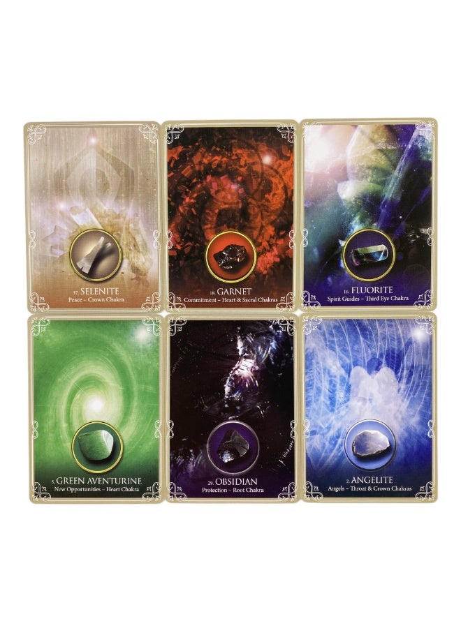 NIBEMINENT Eternal Crystal Divination Cards 44 Tarot Cards English Divination Deck Set - Image 4