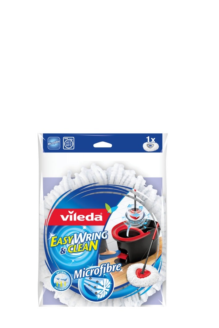 Vileda Super Soft Superior Absorbency All Purpose Microfibre Mop Refill White ( Without the stick ) 30 x 19 x 5 cm VF471 - Image 1