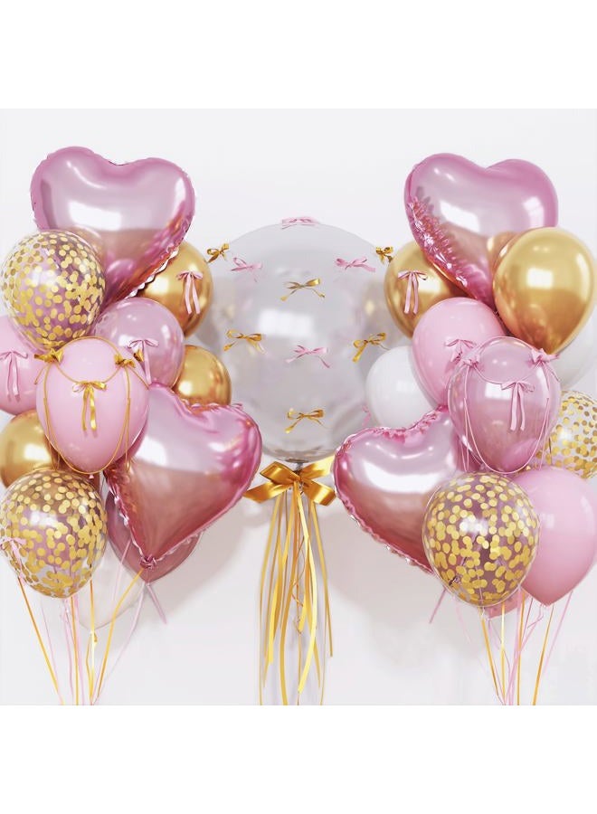 Froova Pink Gold Balloon Set - Image 1