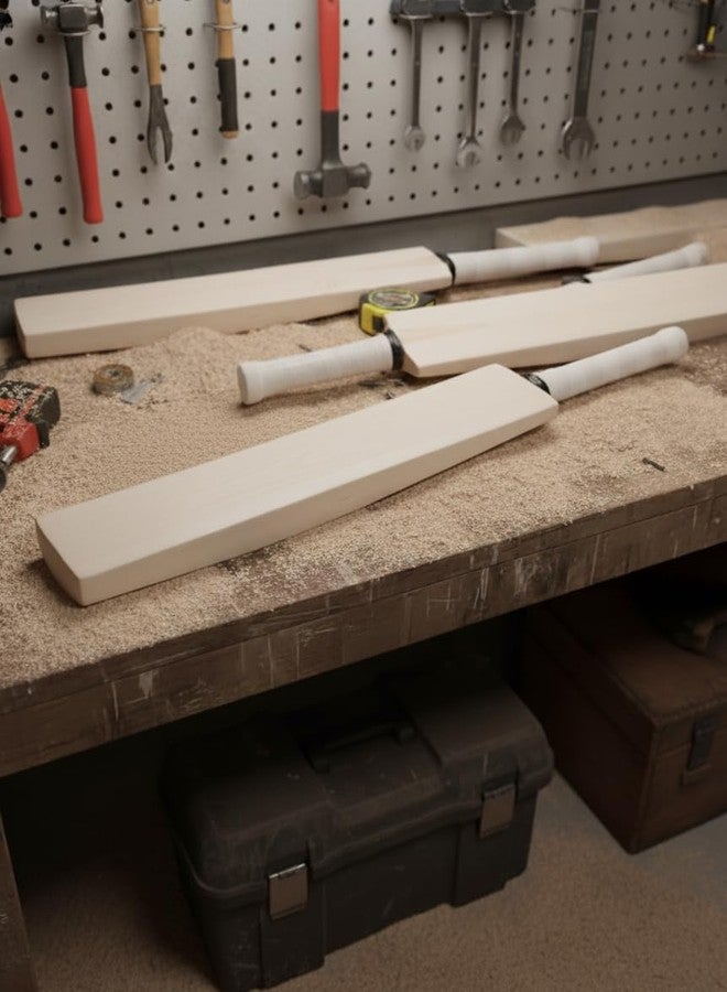 تبلد مضرب كريكيت من خشب الصفصاف الإنجليزي، مقاس 4، خفيف الوزن، مناسب لبطولة T20 - Image 3