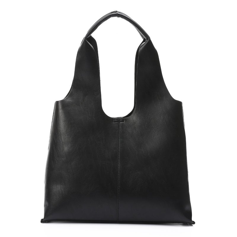 Mr.joe Tote Bag with Beaded Accessory  - Black - Image 3