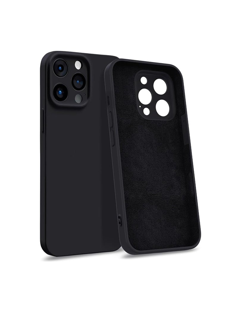 WRISTWISE Case Cover for iPhone 14 Pro Max - [Camera All-Round Protection] [Soft Microfiber Lining Anti-Scratch] Shockproof Phone Case Cover, Black - Image 1